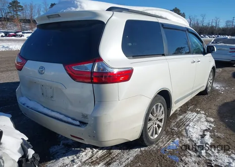 2016 Toyota Sienna Xle Premium 7 Passenger из США, поврежденный, VIN 5TDDK3DC6GS134407